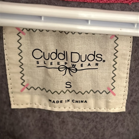 Grey Fleece Loungewear Top, size S - Picture 2 of 5